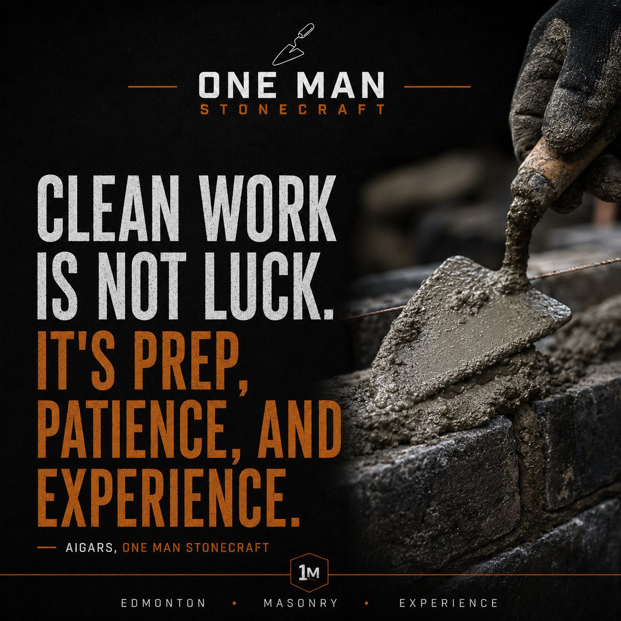 Expert Masonry Work by One Man Stonecraft